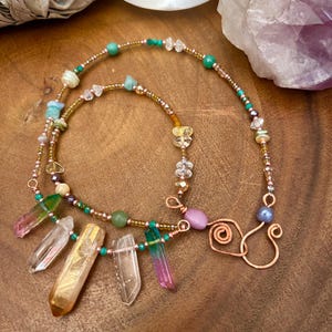 Aurora Sprite Crystal Necklace