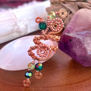 Pixie Garland Copper and Crystal Ring