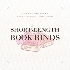 Encuadernaciones de libros pequeños - Ficción corta