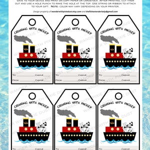 Disney Treasure - Fish Extender Gift Tags for Disney Cruise Line