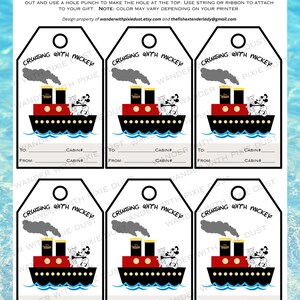 Disney Wish -Fish Extender Gift Tags for Disney Cruise Line