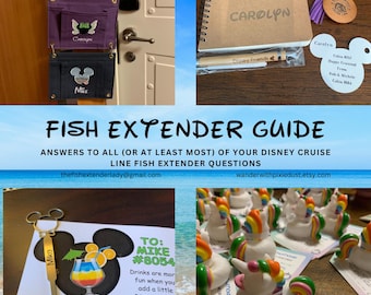 Disney Cruise Fish Extenders 30-page Step by Step Guide, + 3 Free Gifts: 400+ FE ideas by category; Lego Ship Parts Guide; Deck Delivery Aid