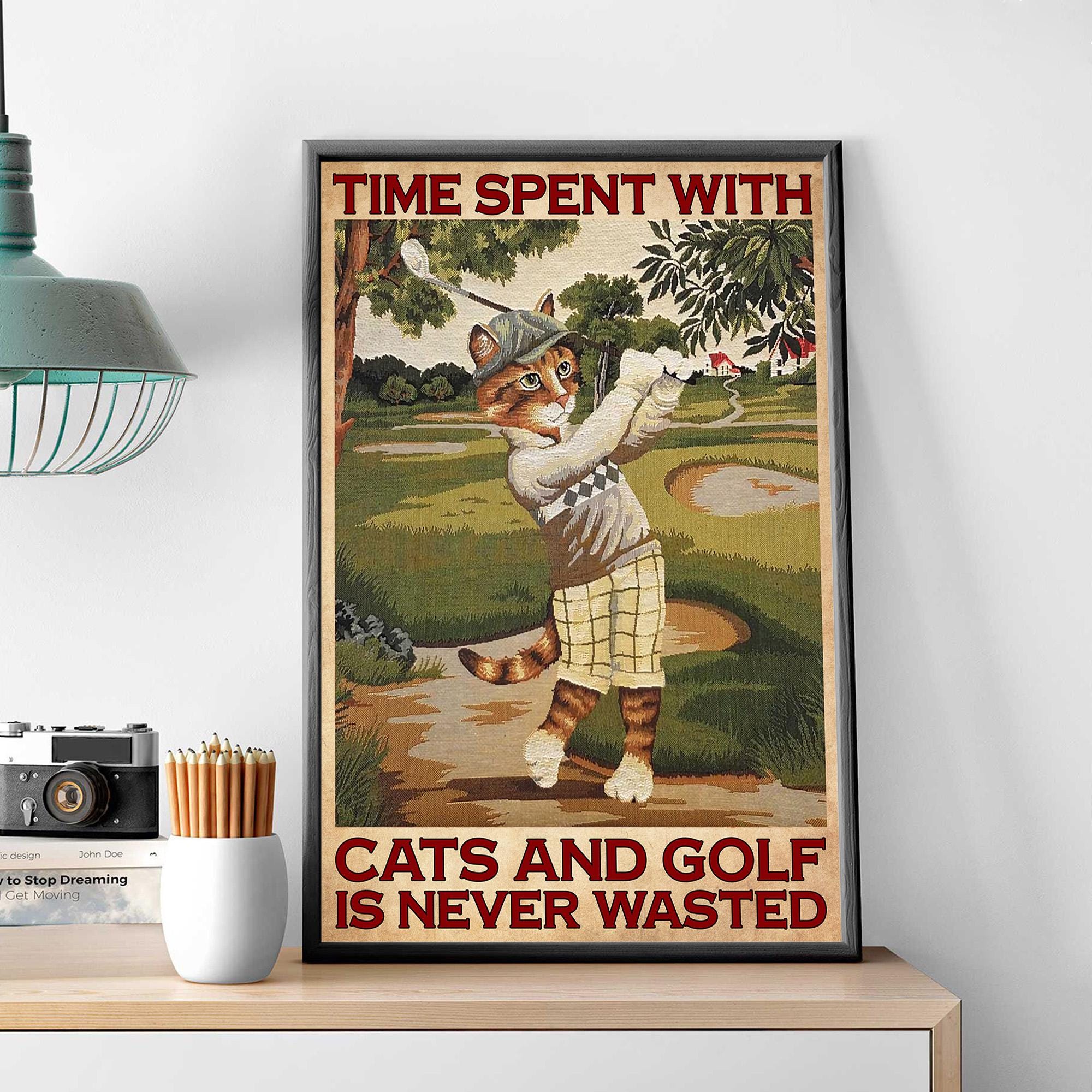 【CAT】　vintage poster Amazon.com: Vintage Metal Tin Sign - The Cat Poster, Canvas