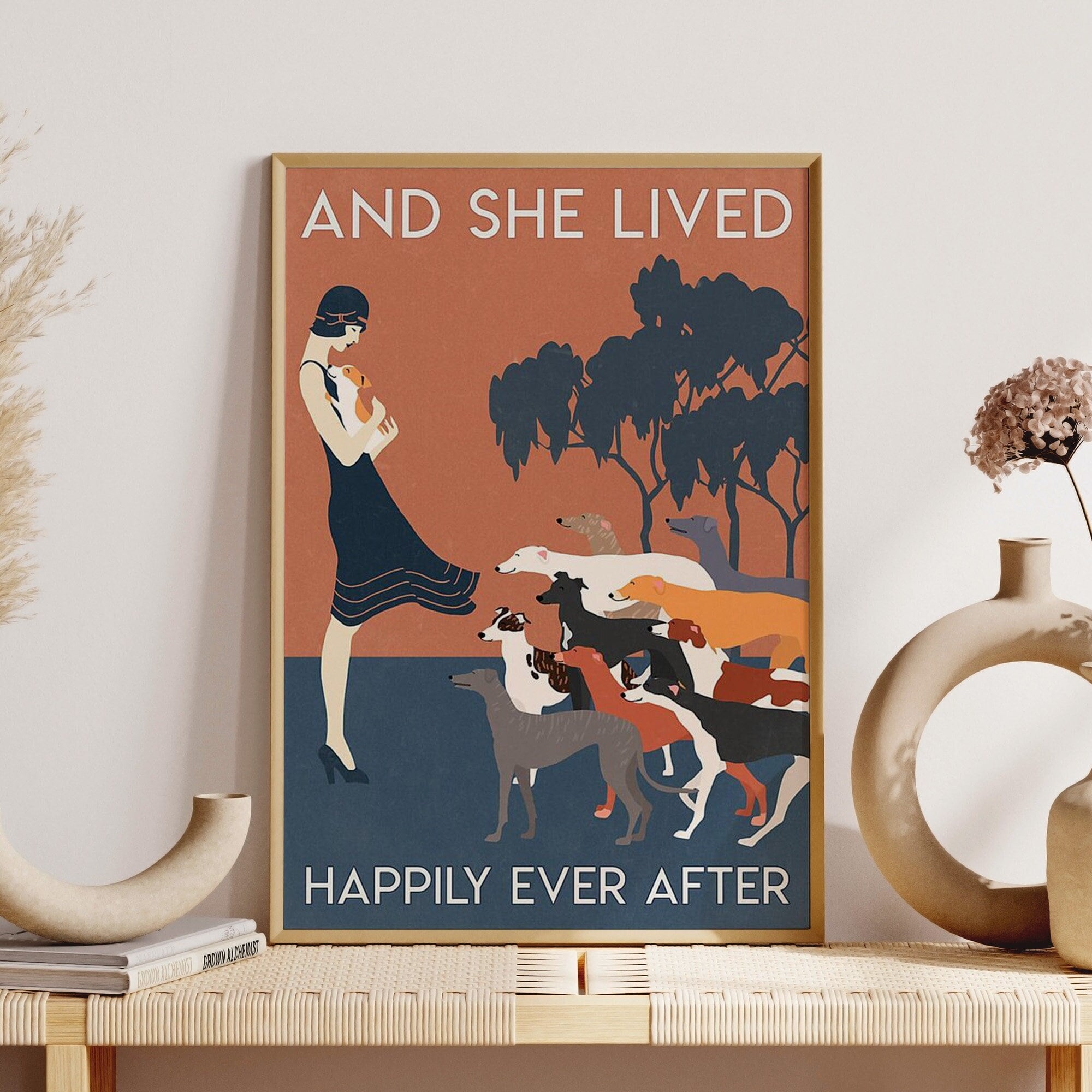 額装品/Family Dog Poster/ビル・ヘンリー/ポスター/インテリア 額装品/Family Dog Poster/ビル・ヘンリー/ポスター/インテリア Family