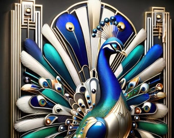 Art Deco - Peacock