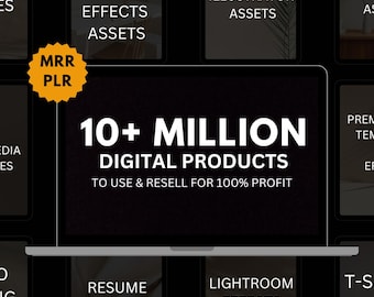 Done-For-You Digital Business Bundle, PLR, MRR Content Pack, Ready-to-Sell Digital Downloads, Reels, Templates, Marketing Tools