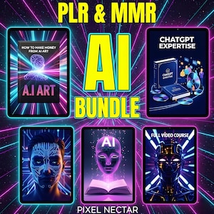 AI Bundle, Plr Ebook, Plr Videokurs, Weiterverkaufsrechte, Weiterverkaufsrechte, Plr Digitales Produkt, Master Weiterverkaufsrechte, MRR, Digitaler Download