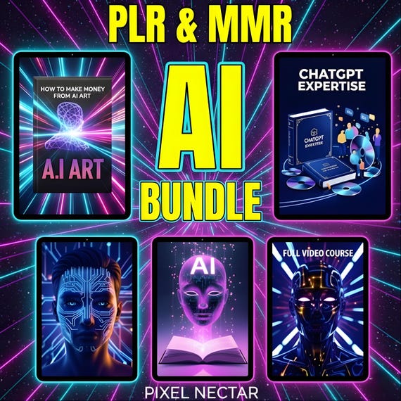AI Bundle, Plr Ebook, Plr Video Course, Resell Rights, Resale Rights, Plr Digital Product, Master Resell Rights, MRR,Digital Download