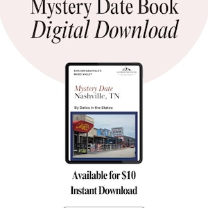DIGITALE DOWNLOAD: Mystery Date Book – Nashville, Tennessee