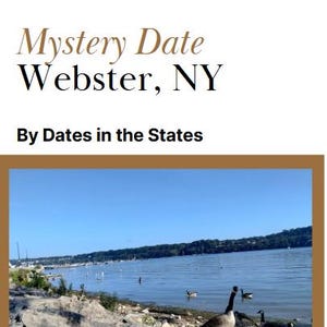 Webster, NY Mystery Date Book – Unieke date-ideeën voor stellen | Mystery Date-avontuur