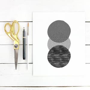 Circles Printable, Circles Wall Art, Circles Home Decor, Circles Wall ...