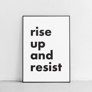Feminist Poster, Feminist Printable, Feminist Wall Decor, Protest Art, Political Poster, Feminist Gift, Best Friend Gift, Gift for Women