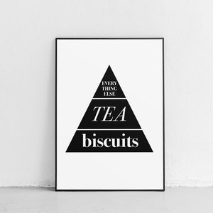 Tea Printable, Tea Wall Art, Tea Art Prints, Funny Kitchen Printable, Tea Party Printable, Tea Lovers Printable, Tea Lovers Gift, Tea Gifts image 1