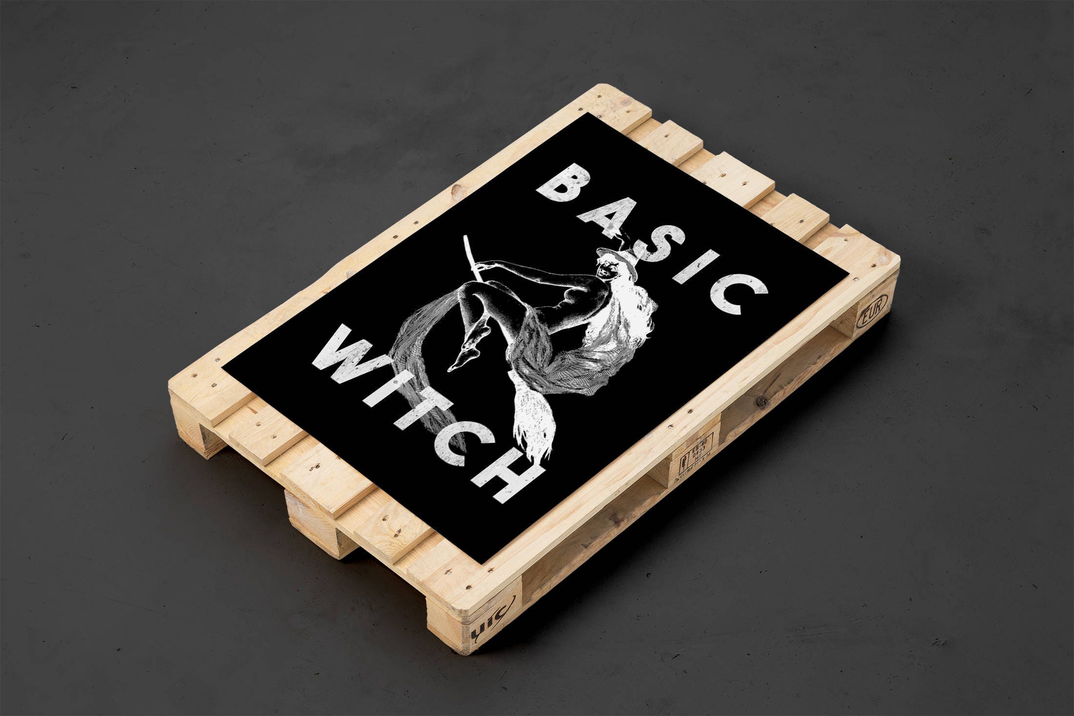 Basic Witch Printable, Funny Halloween Decor, Halloween Decorations ...