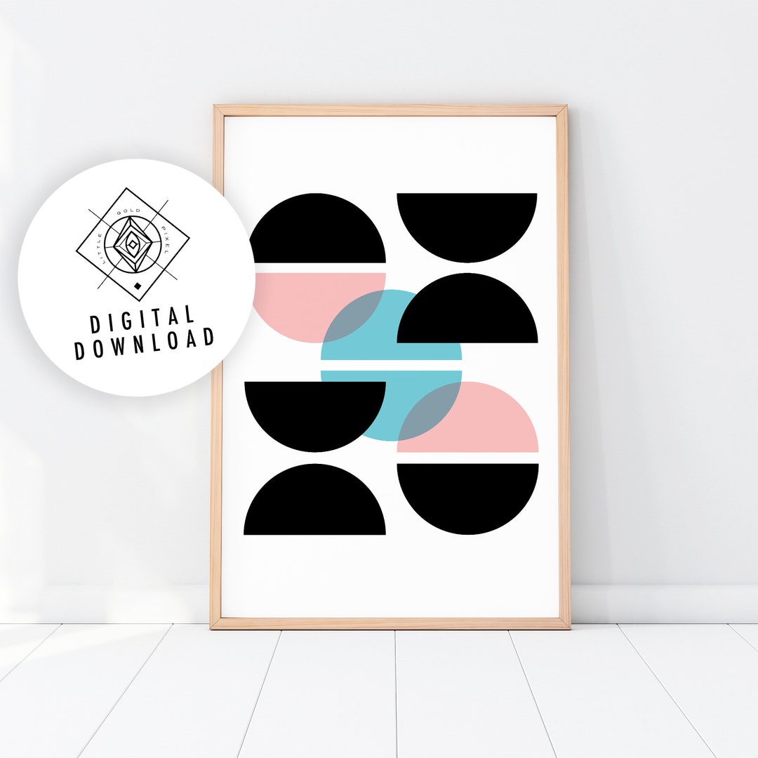 Mid Century Modern Wall Art, Printable Wall Art, Printable Art ...