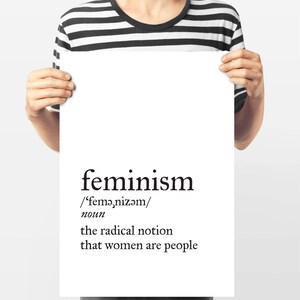 Feminism Poster, Feminism Printable, Feminism Art Print, Feminism Wall ...