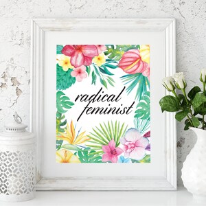 Feminist Printable, Feminism Quote, Feminism Wall Decor, Feminist Wall ...