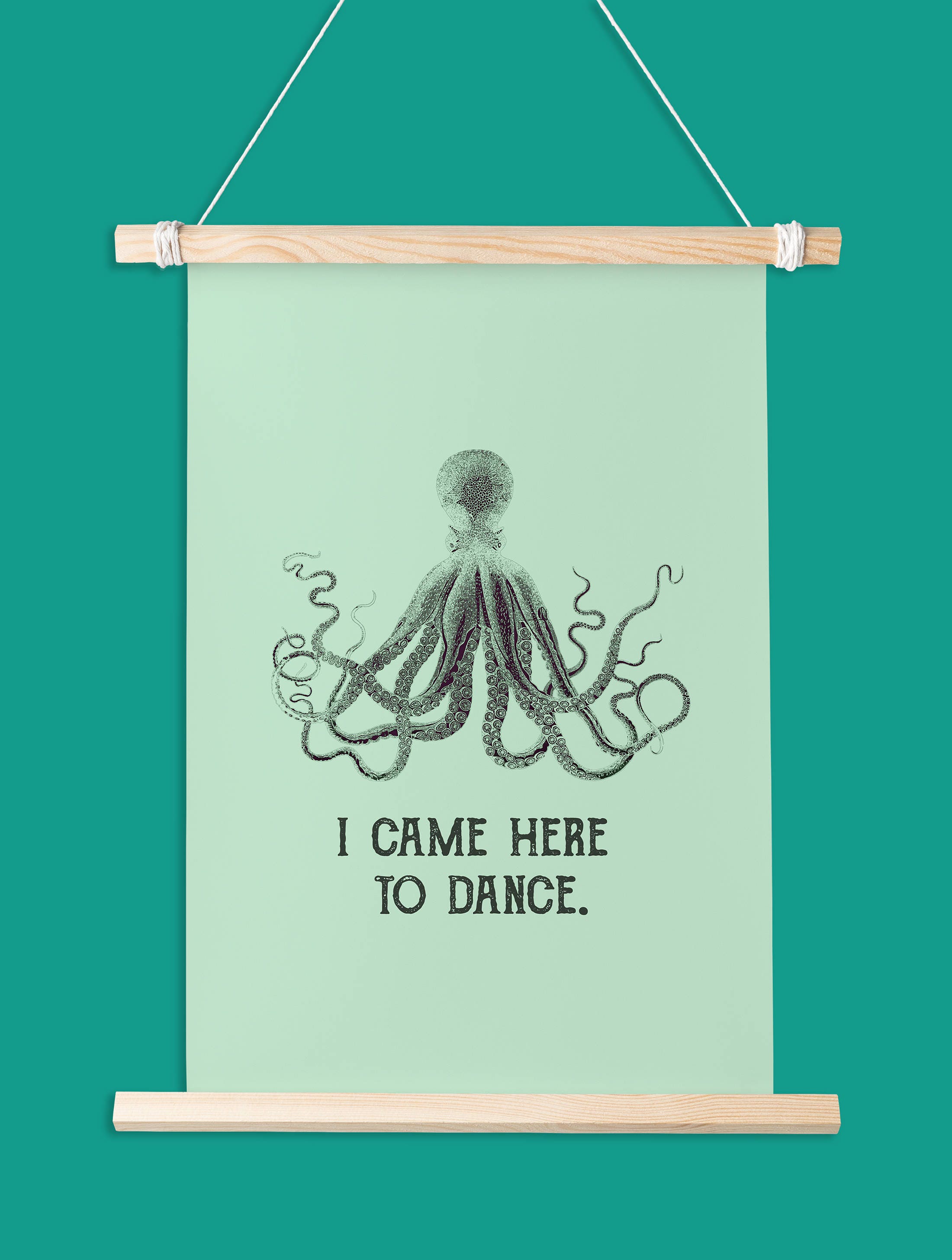 Octopus Printable Octopus Art Print Octopus Wall Art | Etsy