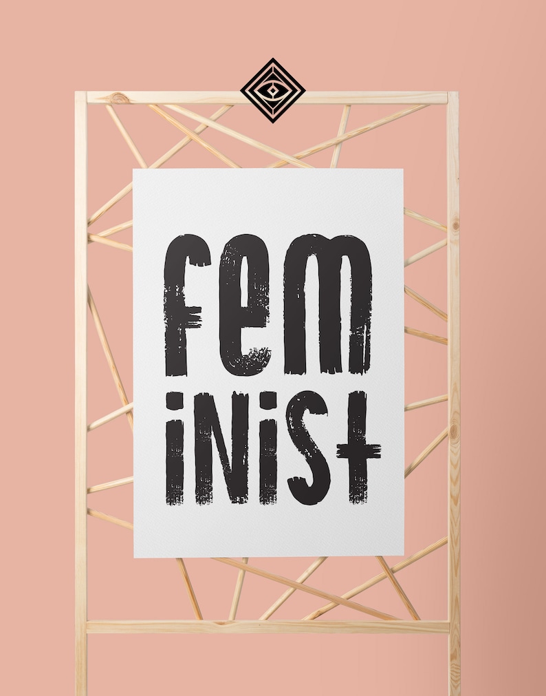 Feminist Printable Poster Downloadable Art Prints Gifts - Etsy