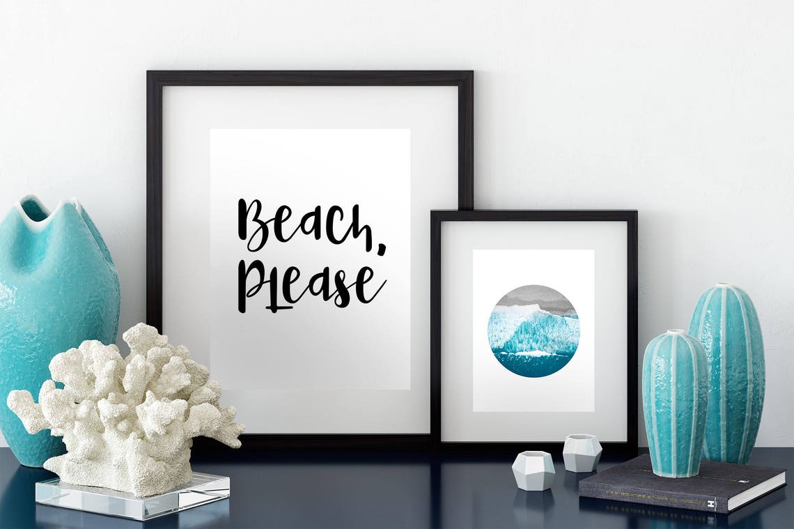 Beach Printable Beach Home Decor Beach Wall Art Beach  Etsy