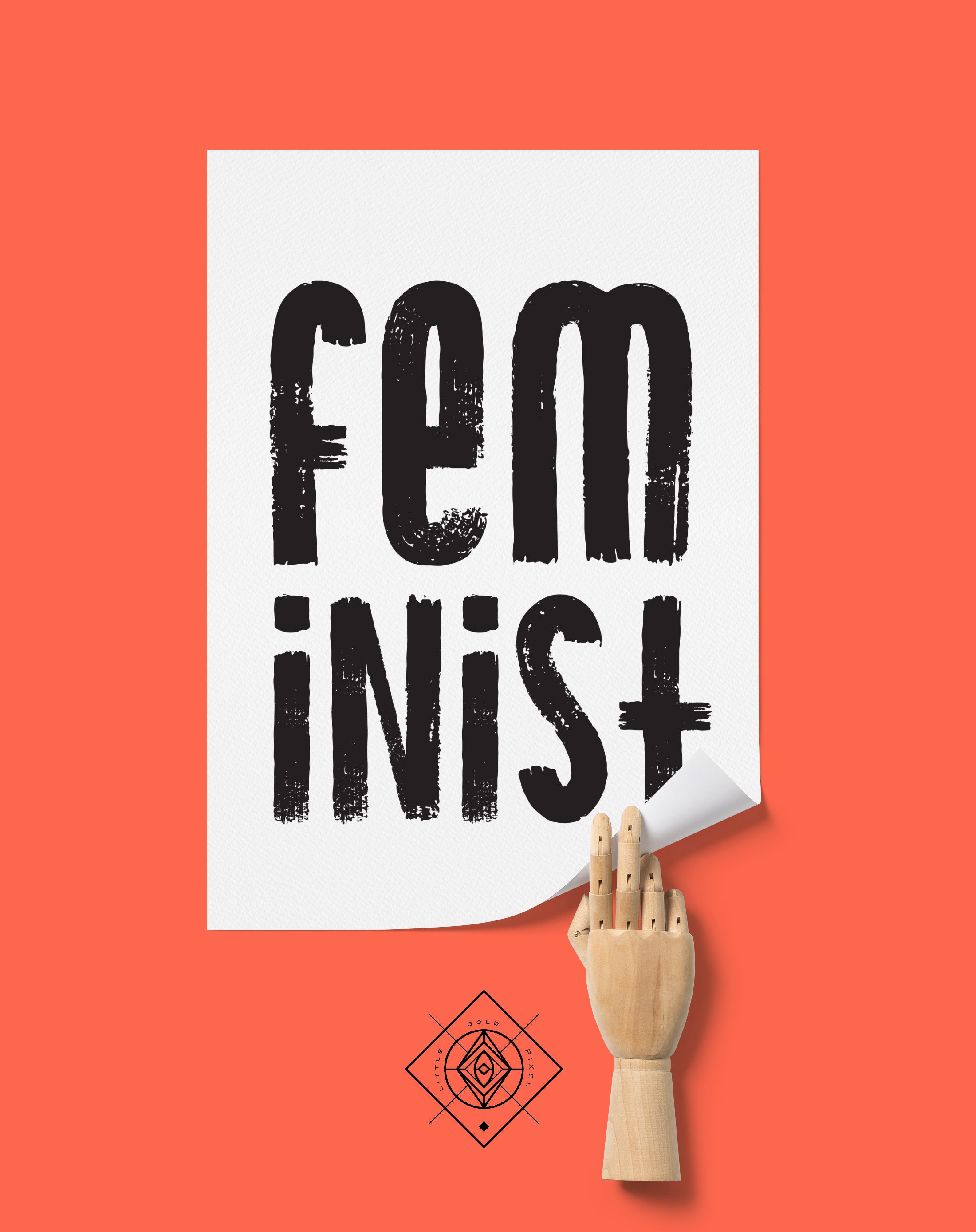 Feminist Printable Poster Downloadable Art Prints Gifts | Etsy