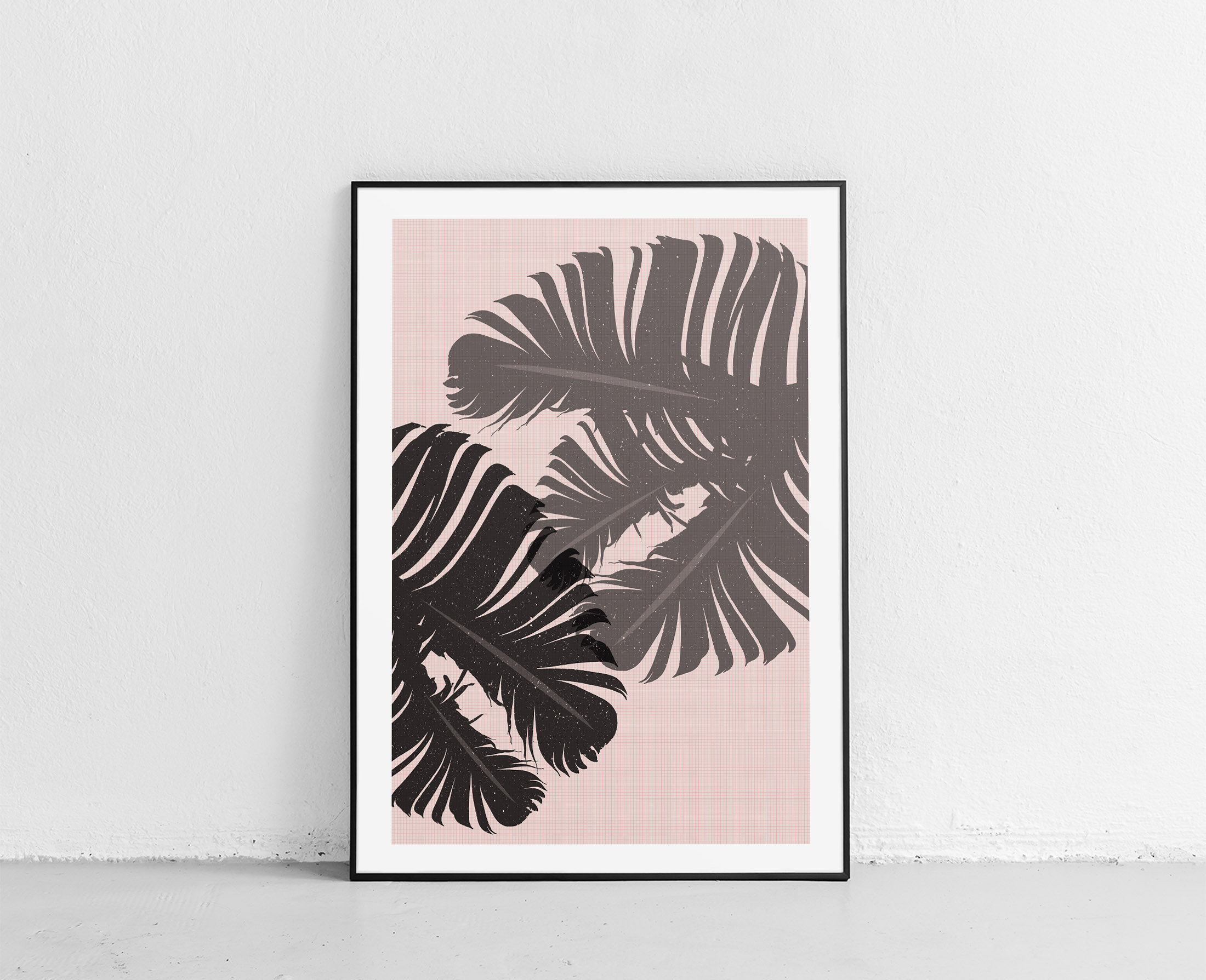 Leaf Printable Leaf Print Leaf Art Print Leaf Poster Palm | Etsy