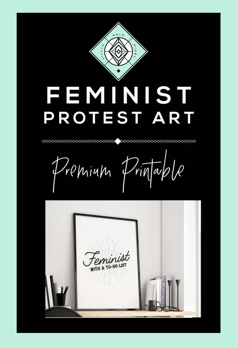 Feminist Printable Feminist Movement Feminism Strong Women | Etsy