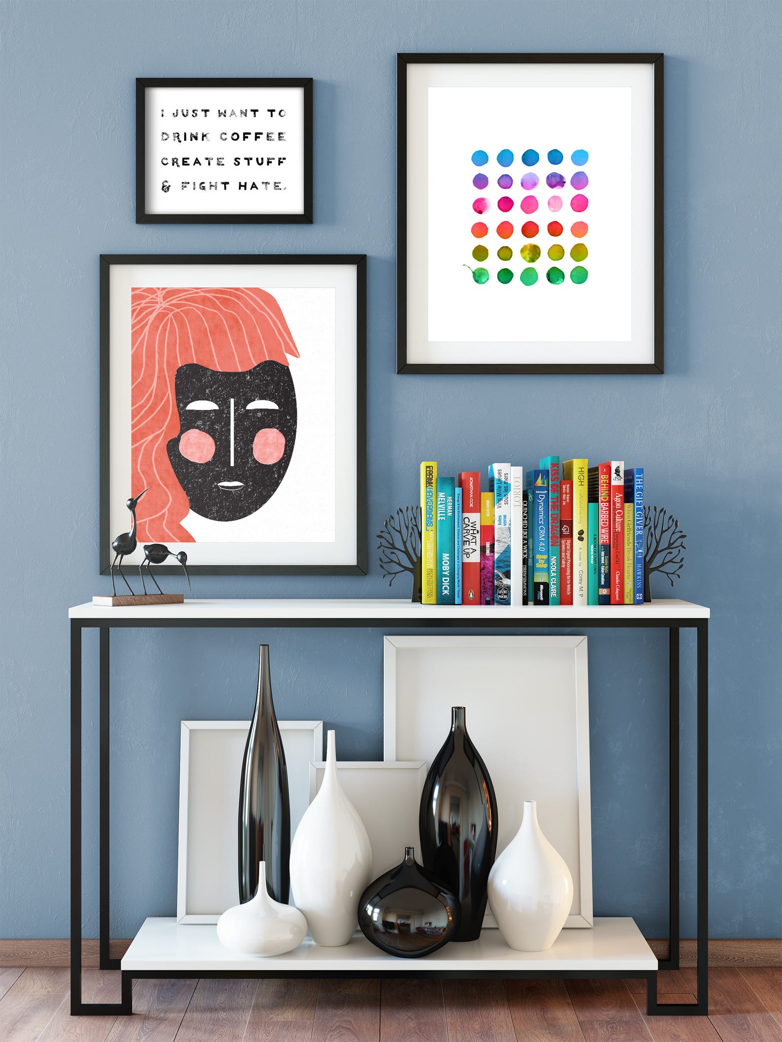 Rainbow Printable Rainbow Home Decor Rainbow Printable Wall Etsy