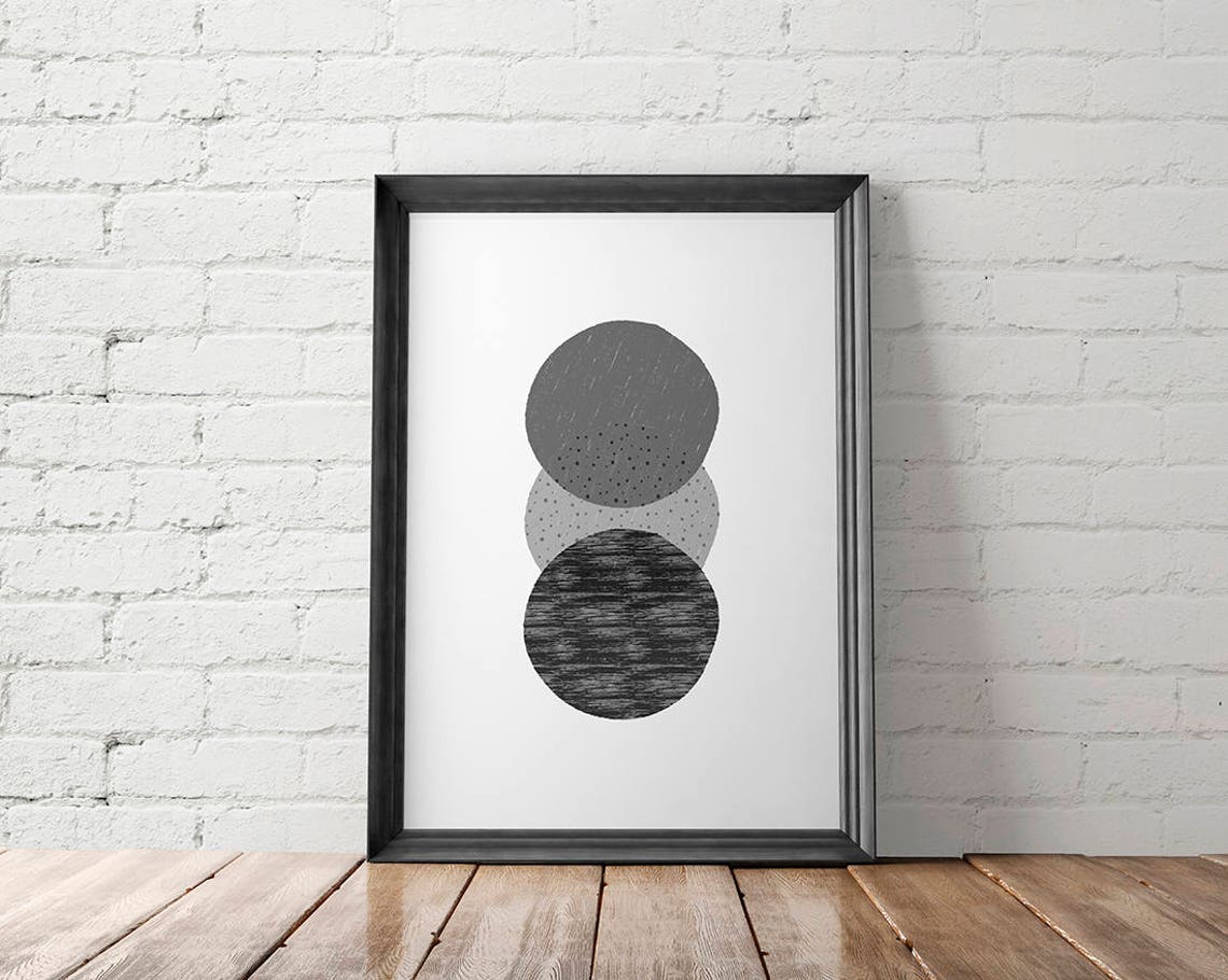 Circles Printable Circles Wall Art Circles Home Decor - Etsy