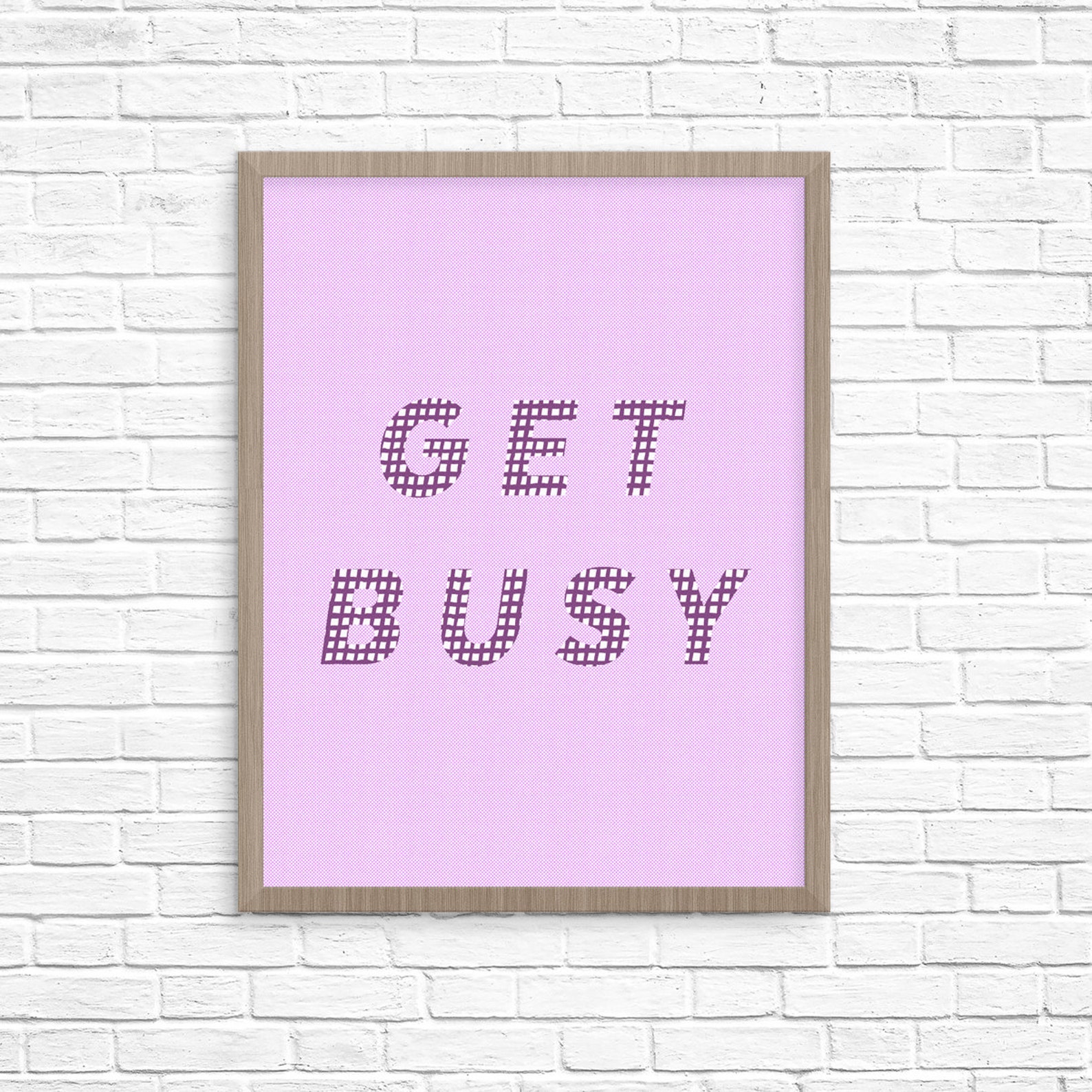 Motivational printable wall art for office decor get busy etsy