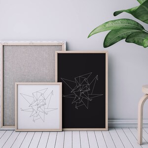 Scandinavian Wall Art Minimalist Home Decor Scandi Art | Etsy