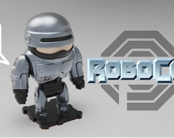 RoboCop / Arte impreso en 3D y pintado a mano