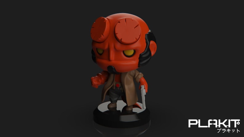 PLAKIT 32mm Hellboy Mini Figurines - Etsy