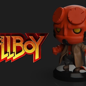 PLAKIT 32mm Hellboy Mini Figurines
