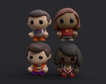 PLAKIT 32mm Idiocracy Mini Figurines
