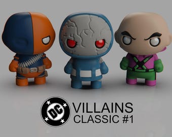PLAKIT 32mm DC Schurken Mini Figuren