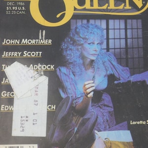Vintage December 1986 Ellery Queen&#39;s Mystery Magazine - 10 Stories - Excellent Condition -