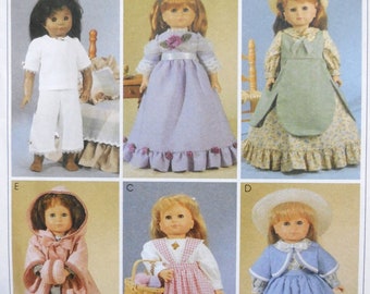 McCall es 2609 - Historische Outfits für American Girl, Götz, Andere 18 Zoll Puppen - Samantha - DIY Geschenkidee - Unsere Generation