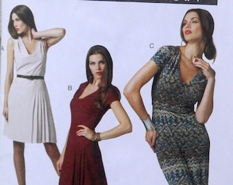 McCall's 6433 / M6433 - Sexy DIY Dress by Melissa Watson - Generation Next - Fitted Maxi Dress - Size 12 - 18 - Curvy Cocktail Dress UNCUT