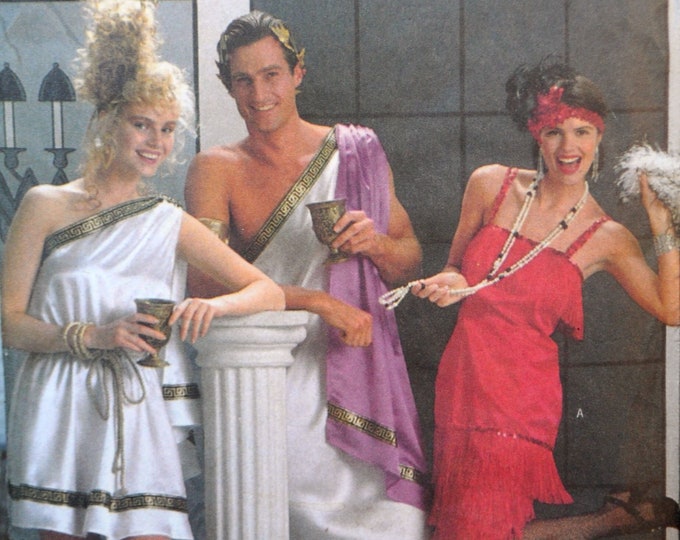 Butterick 4199 - DIY Toga, Chiton, Greek, Roman Costume - Flapper ...