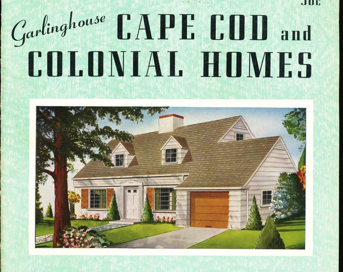Vintage 1950s Home Plan Catalog Garlinghouse "cape Cod and Colonial