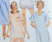 McCall 7413 - einfach zu nähen, Damen Pyjama, Pyjama, Nachtwäsche, Nachthemd, Dessous, Loungewear, Jammies, etc. - Größe XS, klein, Med - ungeschnitten