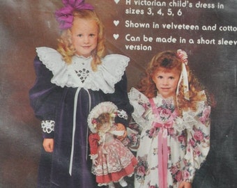 Gooseberry Hill 143 - Pollyanna Dress - Victorian Style Girls' Dresses - Pattern High Quality - Frilly Christmas Dress, Party Dress, UNCUT
