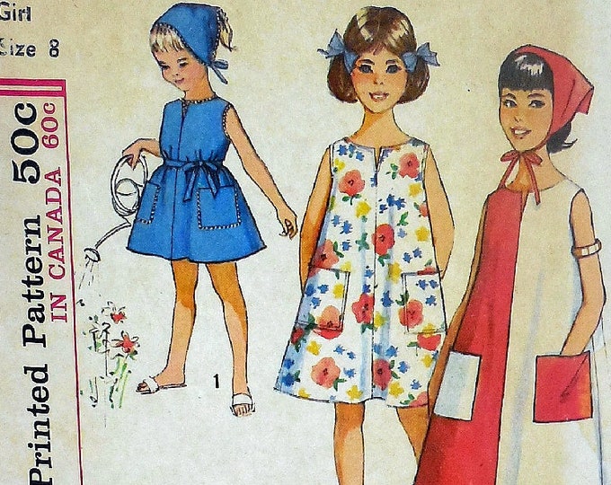 Simplicity 5304 Adorable Girls' Tent Dress Color Block - Etsy