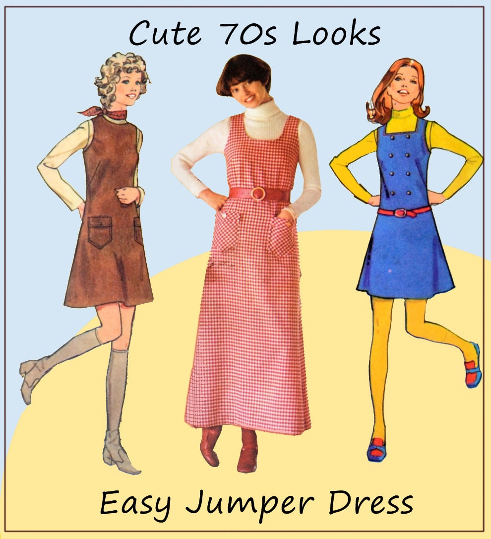 Simplicity 5203 Easy Sew Jumper Dress 