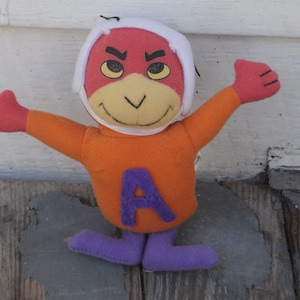 Vintage Y2K Atom Ant / Hanna Barbera Mini Plysch - Dairy Queen Premium Toy - Plysch, Gosedjur, Tecknad Leksak