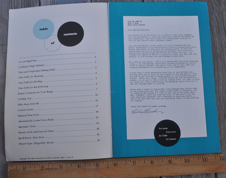 Vintage 1950s / 1955 RCA Estate Gas Range Stove Oven Etsy