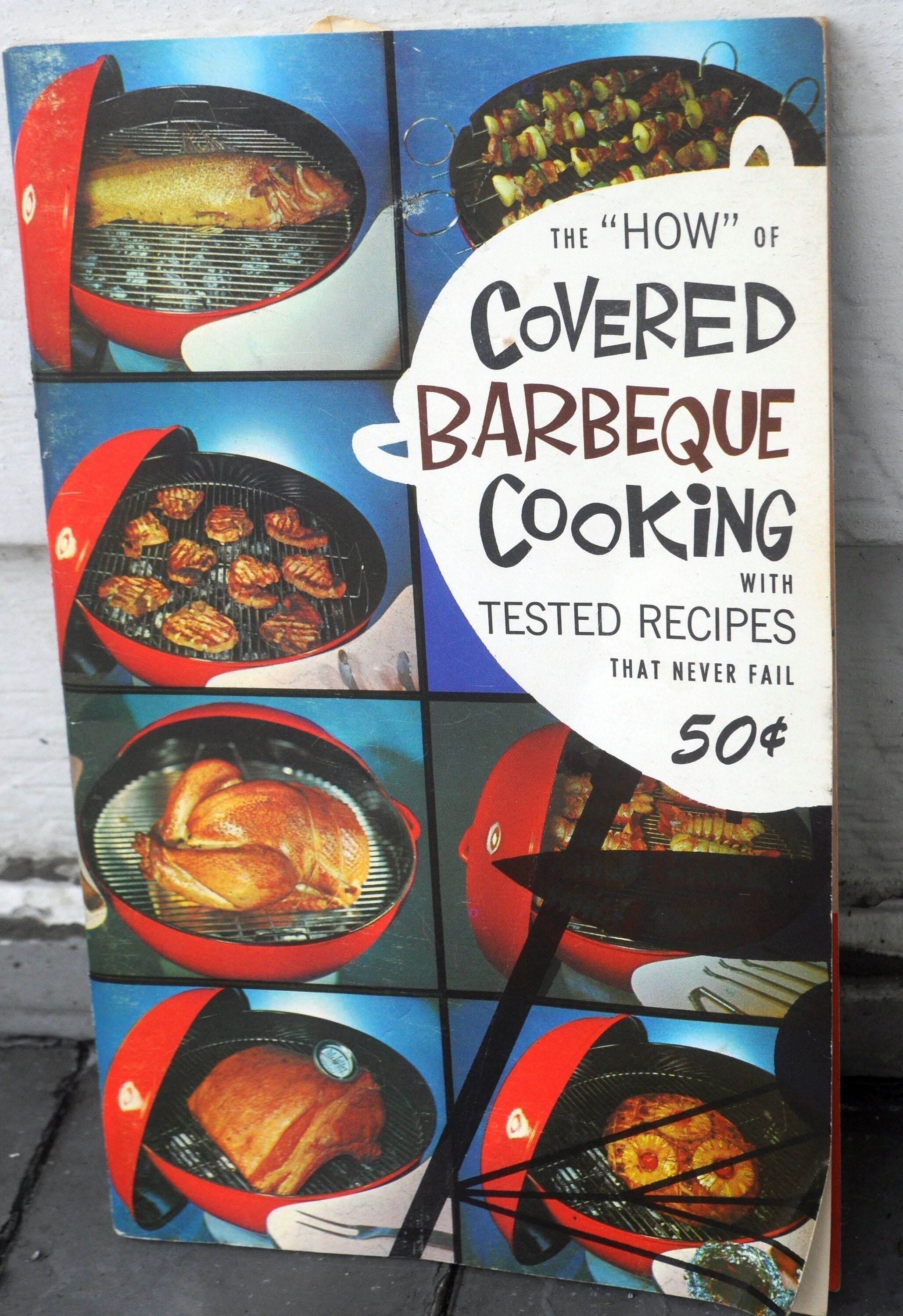 Weber Le « COMMENT » de cuisiner avec un barbecue couvert - Livre de cuisine, livret de recettes, Weber Grill, barbecue, barbecue - Illustrations mign