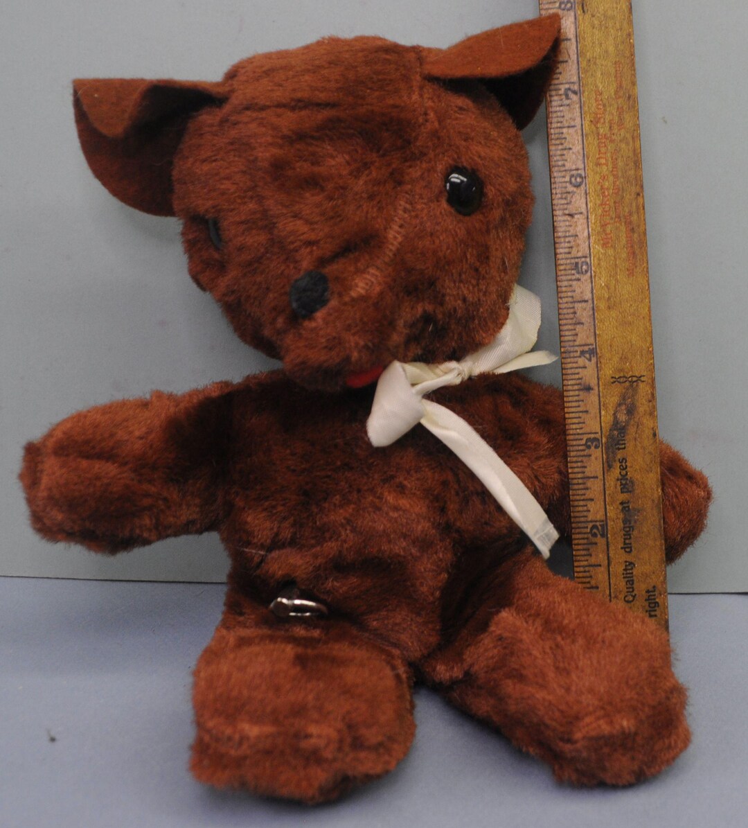 Vintage 1950s Musical Teddy Bear Plush - Brown, Cute - Eden Toys
