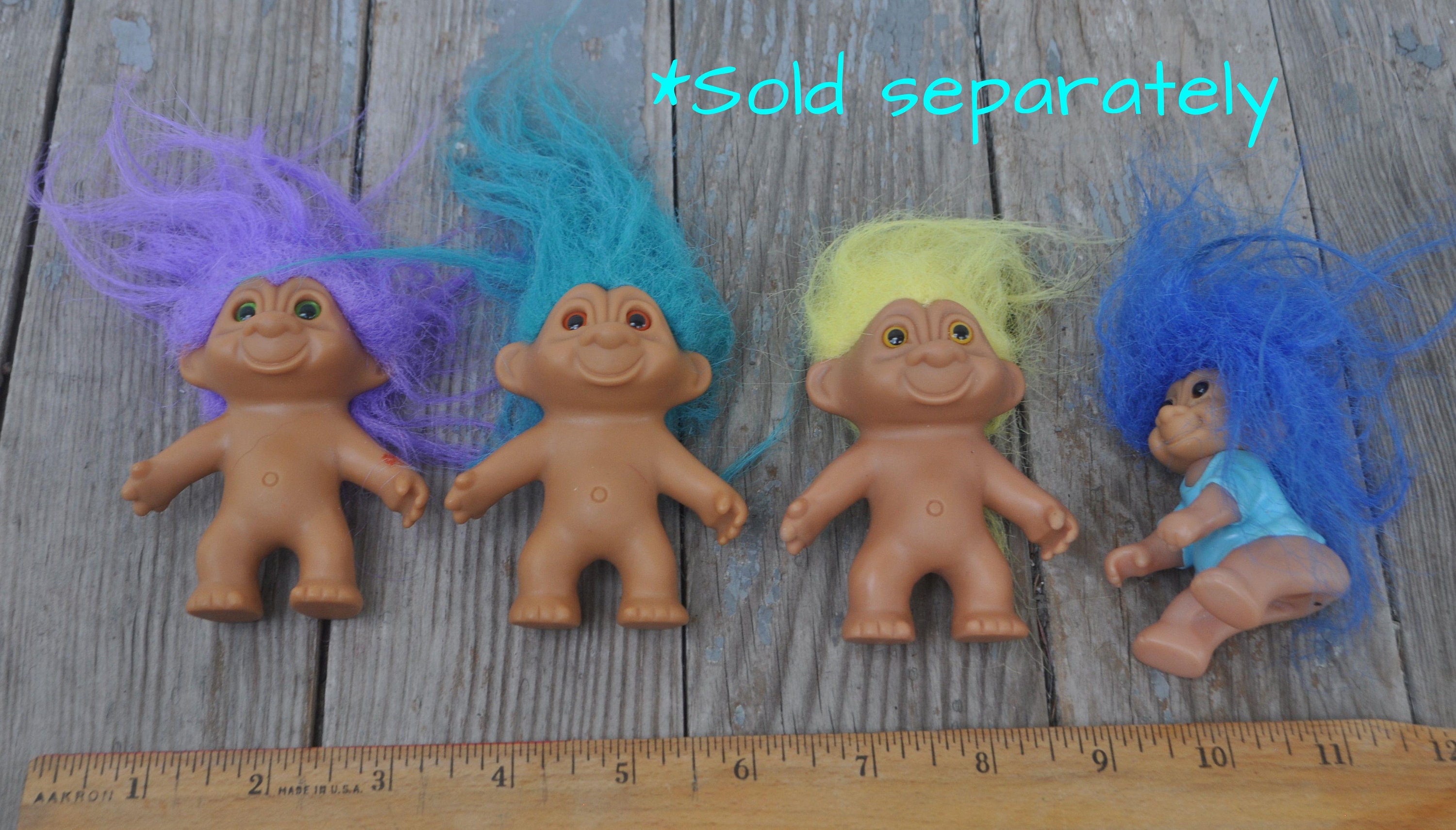 Basic Troll Vintage 1990s TNT Troll - Basic Nude Troll - Yellow Hair - Cute ...